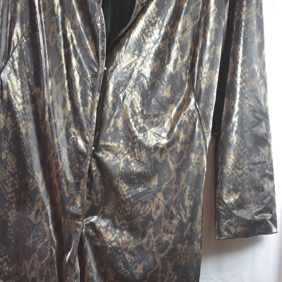 FUDA New York Animal Print Rain/Weather Coat SZ L - Picture 5 of 9